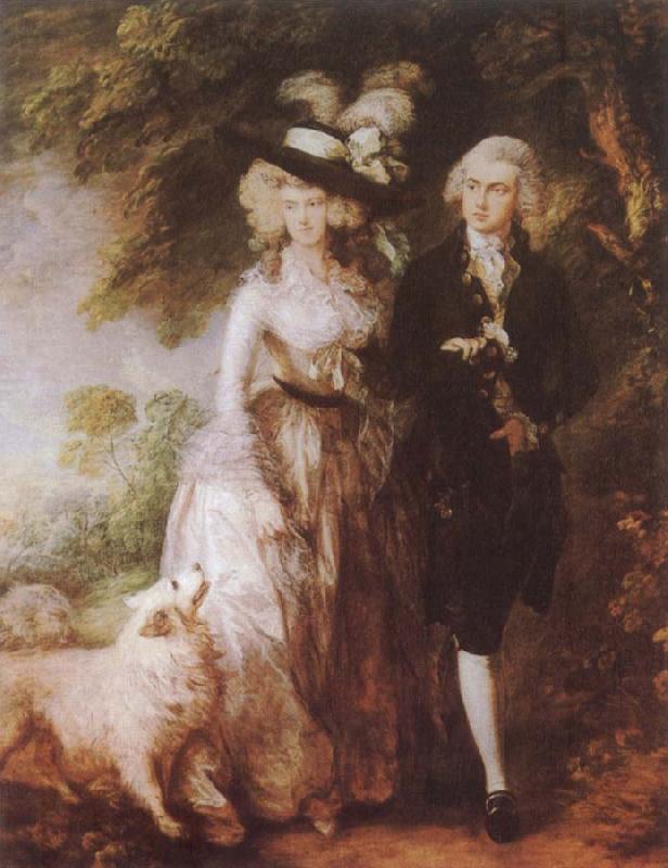 Thomas Gainsborough Mr and Mrs William Hallett Sweden oil painting art